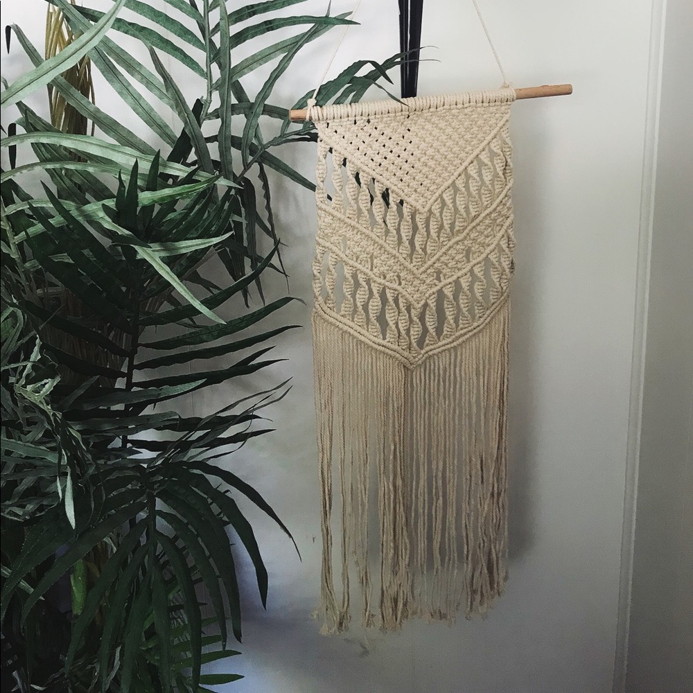 Macrame Boho Wall Hang 🌈